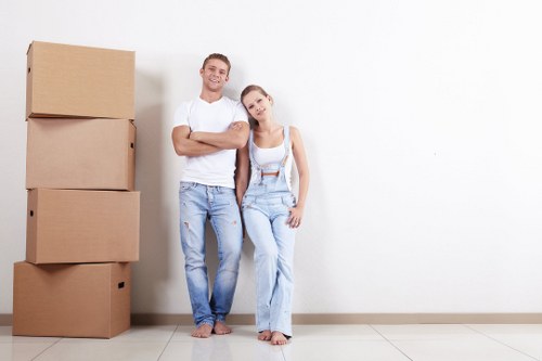 Furniture collection service for a Battersea home with bulky items ready for pick-up