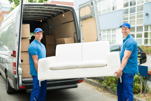 Student removals team planning a move in Battersea near local flats