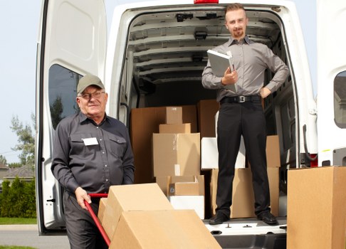 Man and van vehicle for a Battersea local move