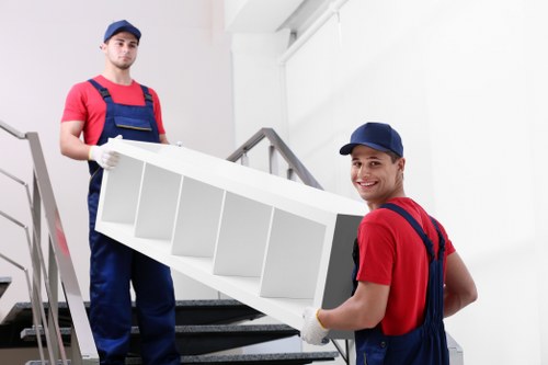 Removal team planning a house move in Battersea near local streets and homes