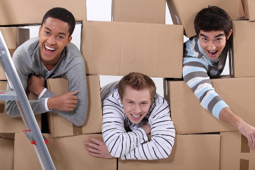 Removal van service for a Battersea home move near local residential streets