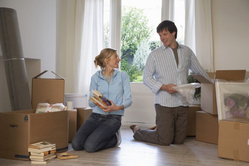 Household moving truck for Battersea flat and home removals