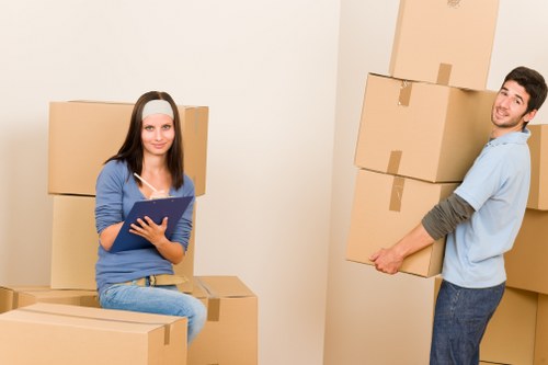 Commercial removal van support for office or business moves in Battersea